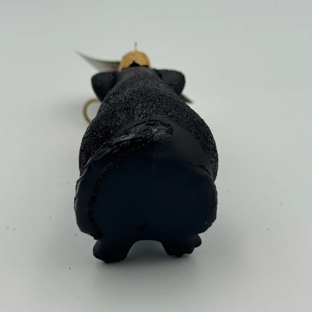 Old World Christmas BLACK LABRADOR Glass Ornament With Box‎ NEW